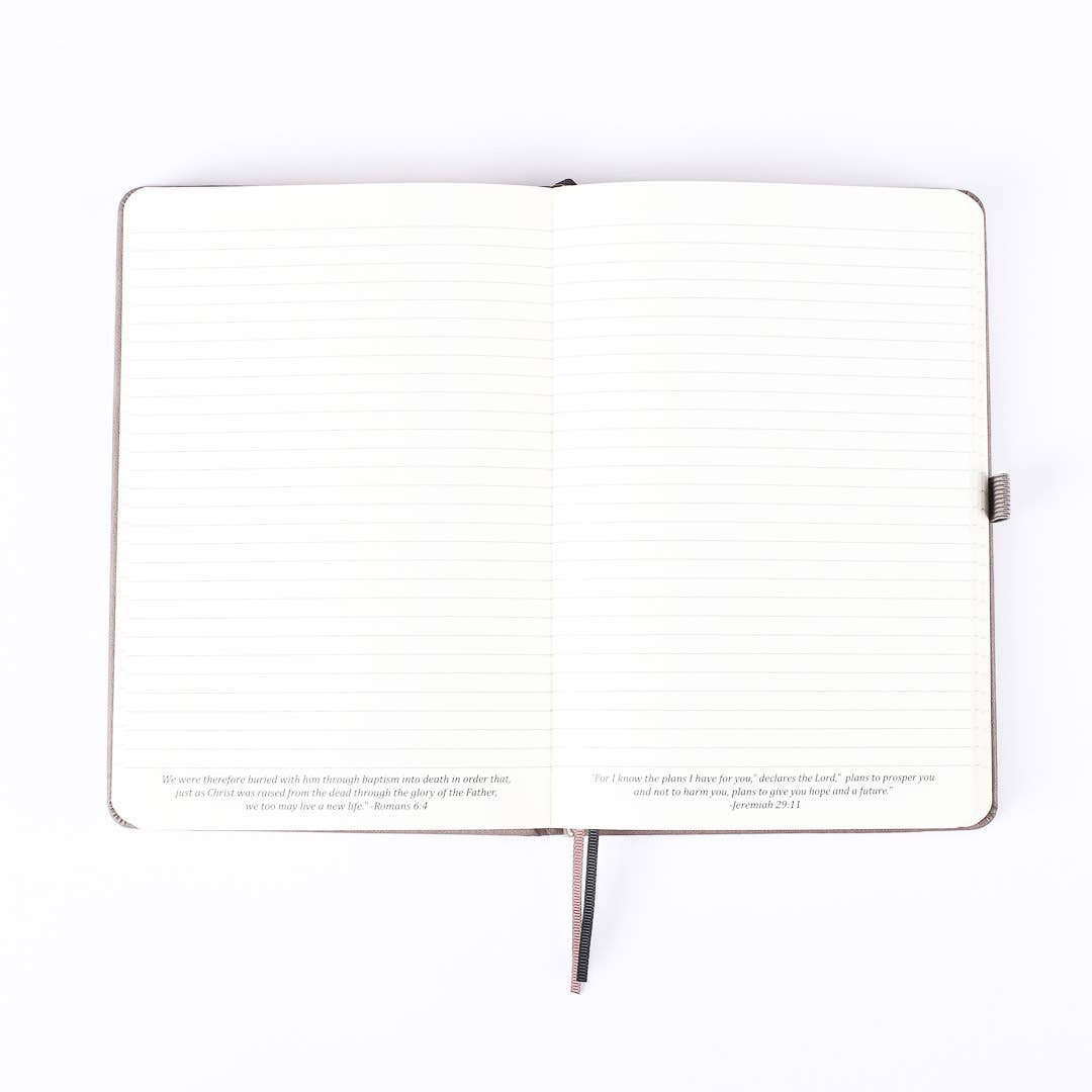 Hard Cover Grey Wineskin Journal (420 Pages)