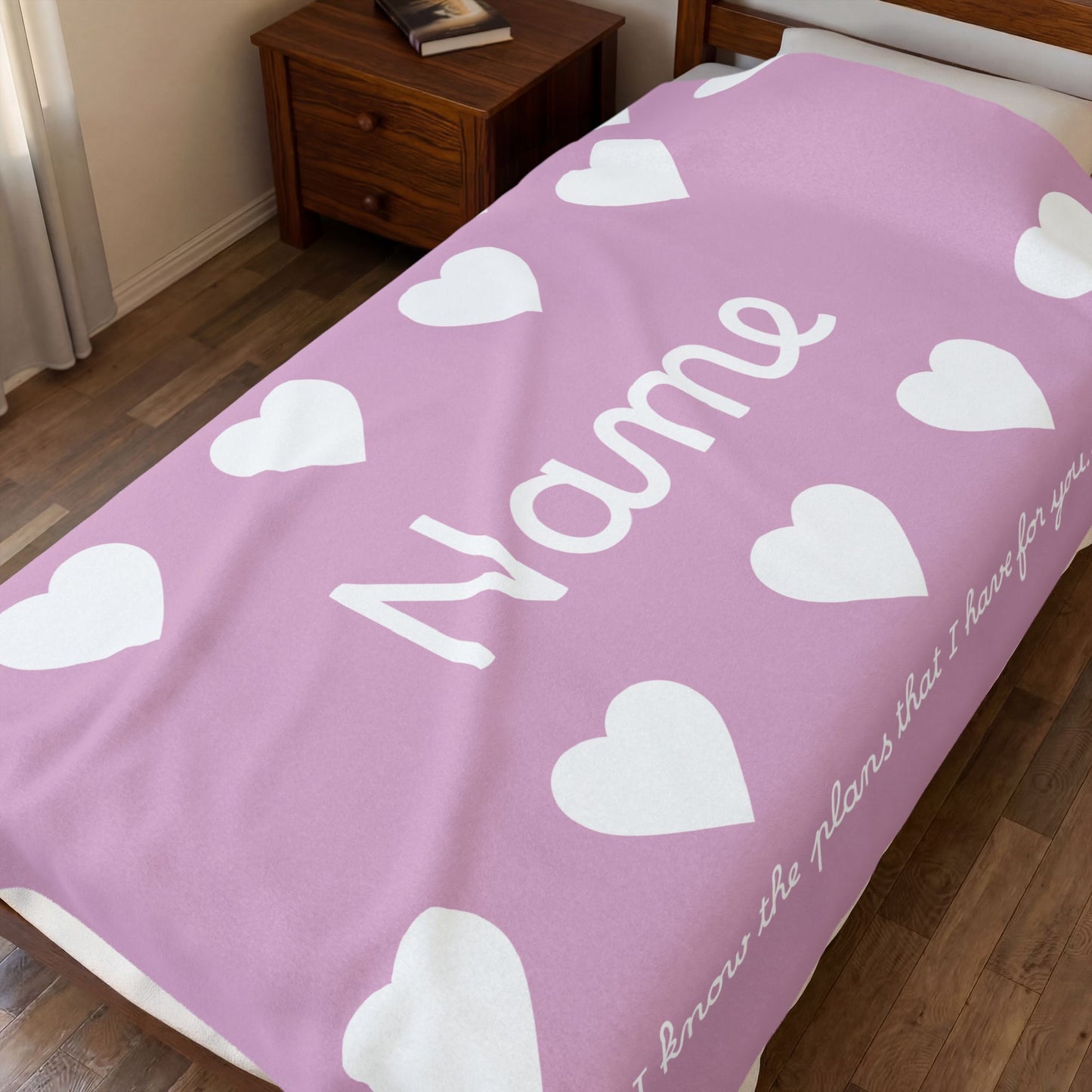 For I Know The Plans Personalized Blanky