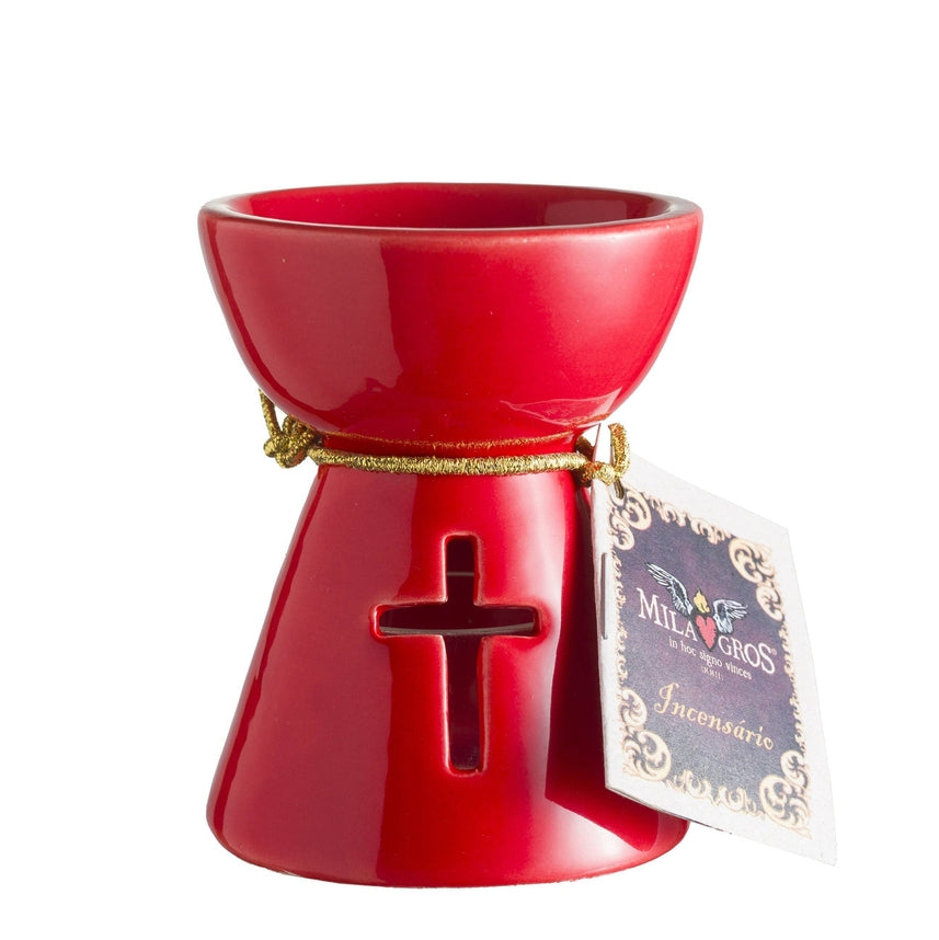 Ceramic Resin Incense Burner — 3.5 in — Various Styles