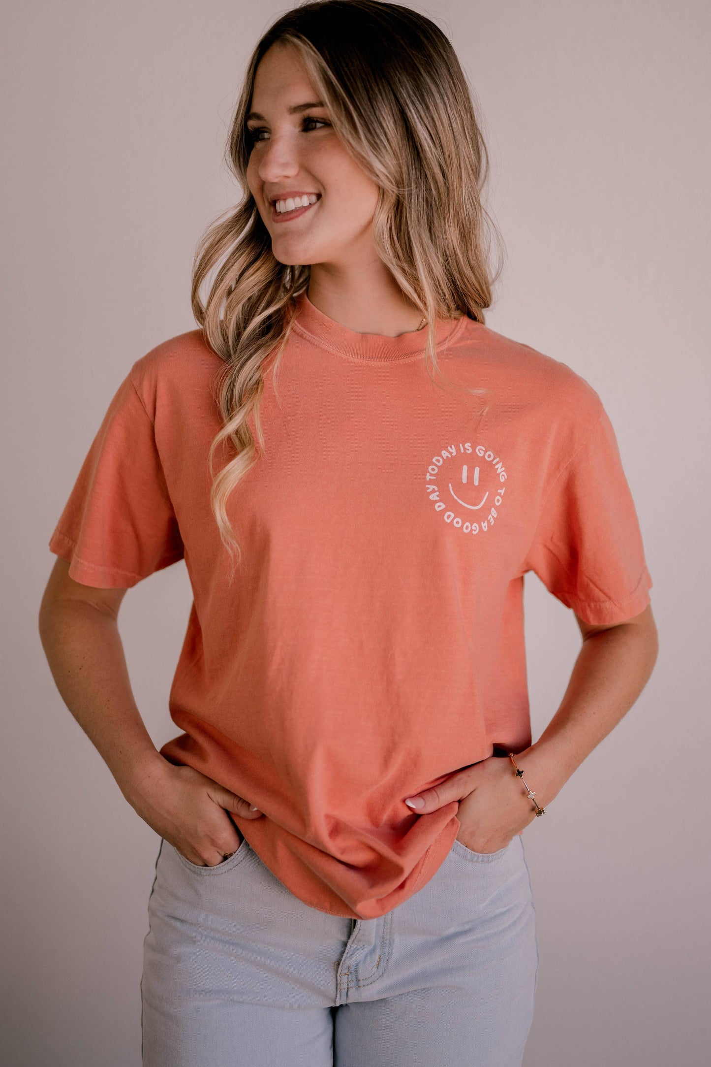 Good Day Tee - Terracotta (CLOSEOUT)