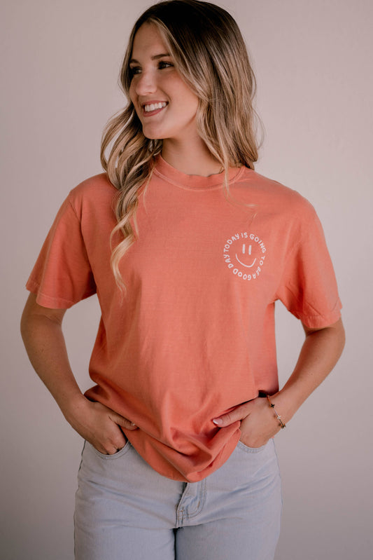 Good Day Tee - Terracotta (CLOSEOUT)