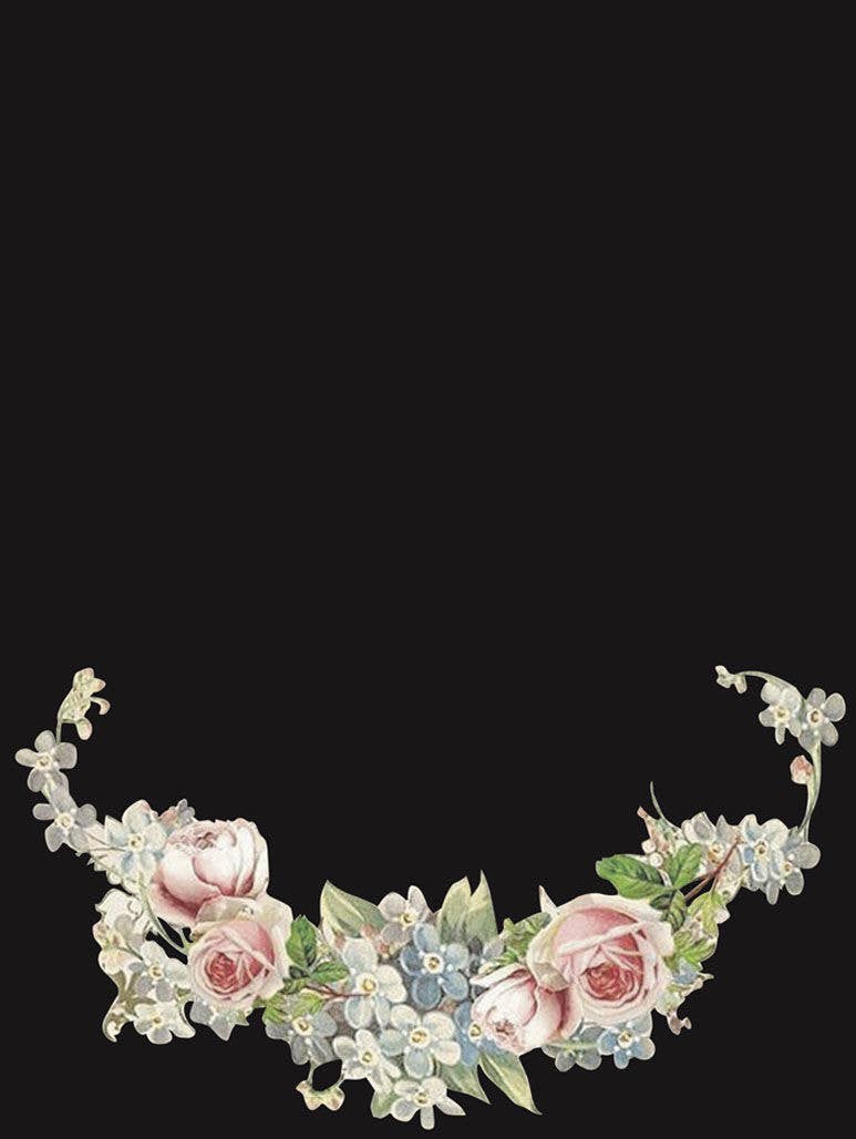 VINTAGE HEARTS Bless Carrier Pouch 3 HEARTS J,M & J