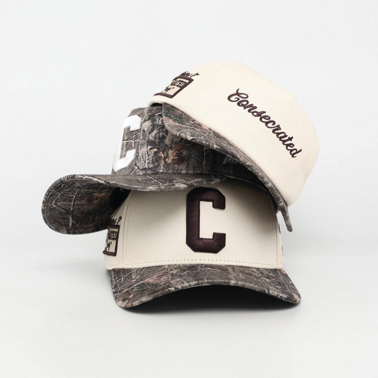 CONSECRATED Premium SnapBack (Structured) - Malta Woodland Camo