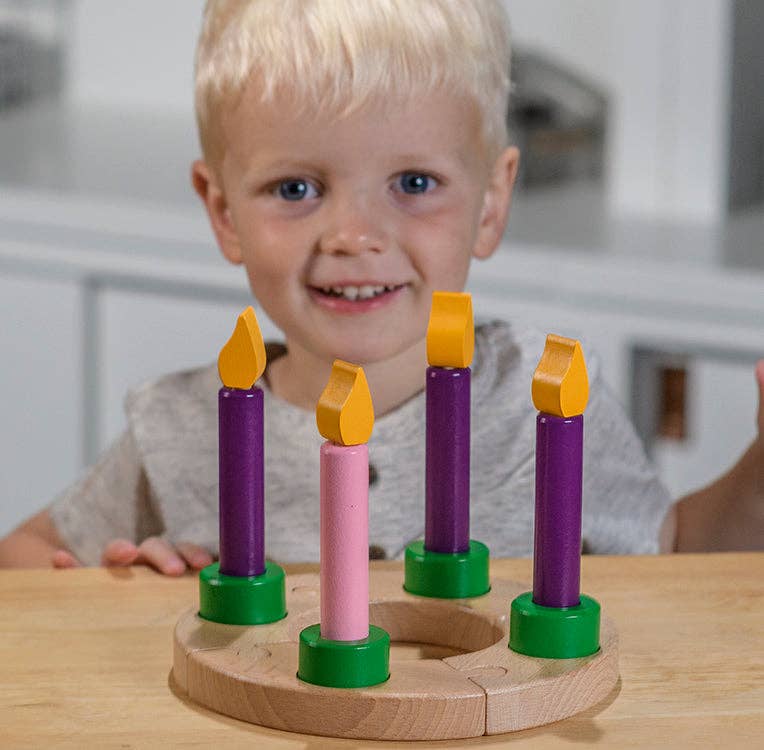 Advent Wreath for Building and Playing