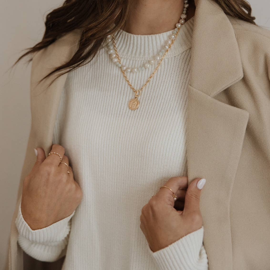 Journey Religious Toggle Gold Filled Necklace