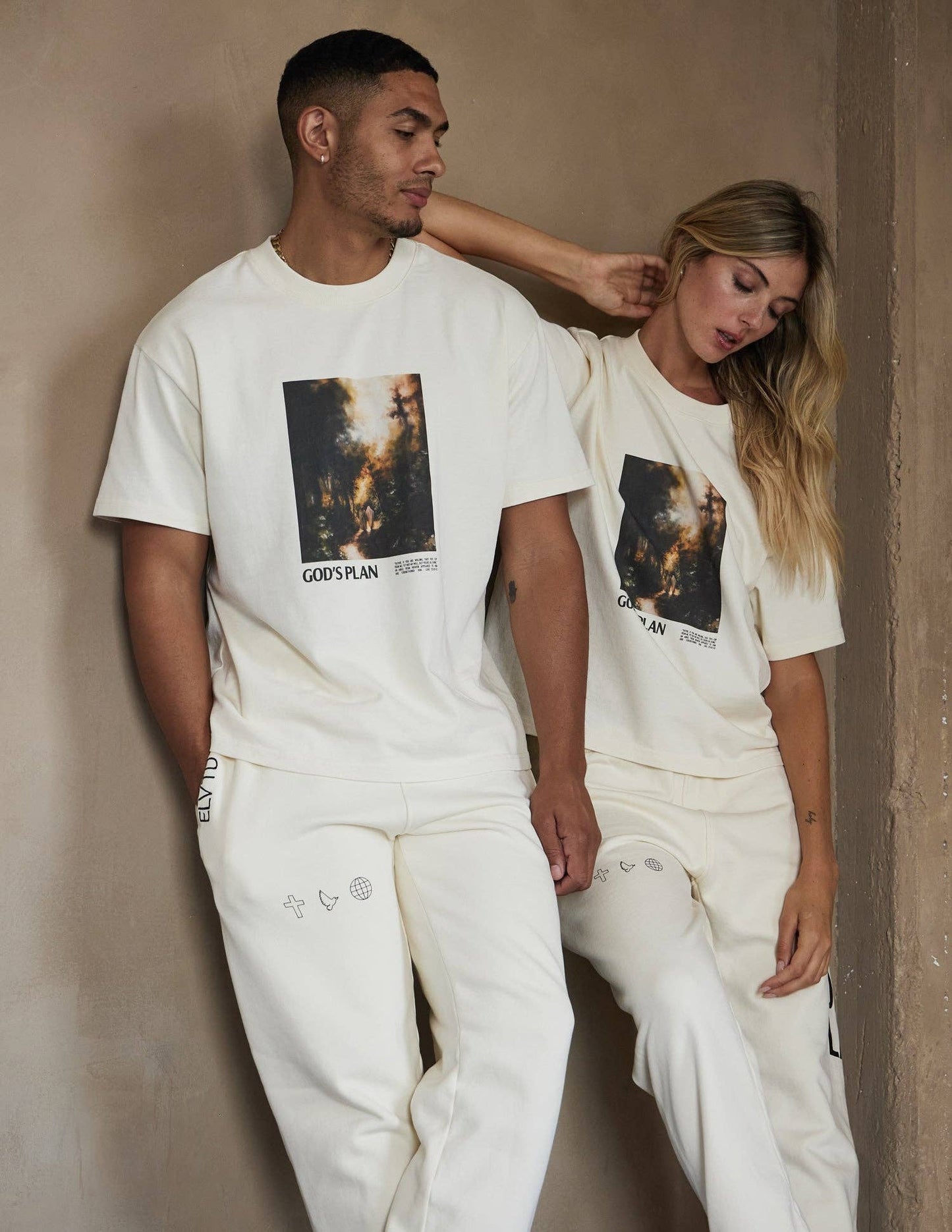 God's Plan Heavyweight Tee - Alabaster