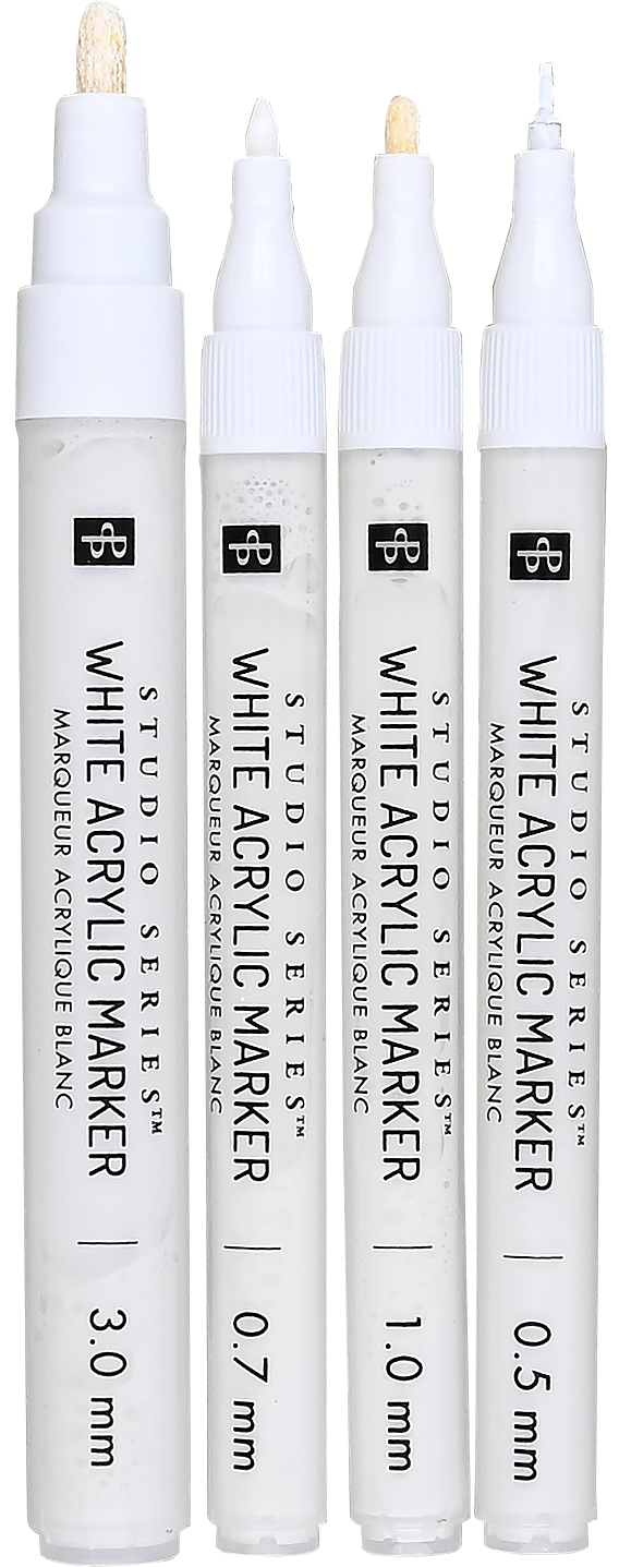 Studio Series White Acrylic Markers