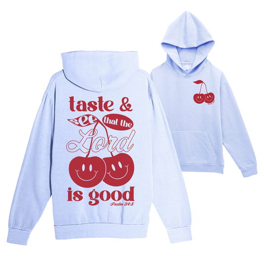 Taste and See Pullover Hoodie - Grape Ice