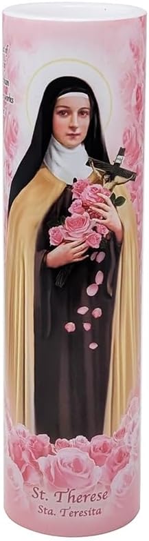 Flameless Prayer Candle St Therese