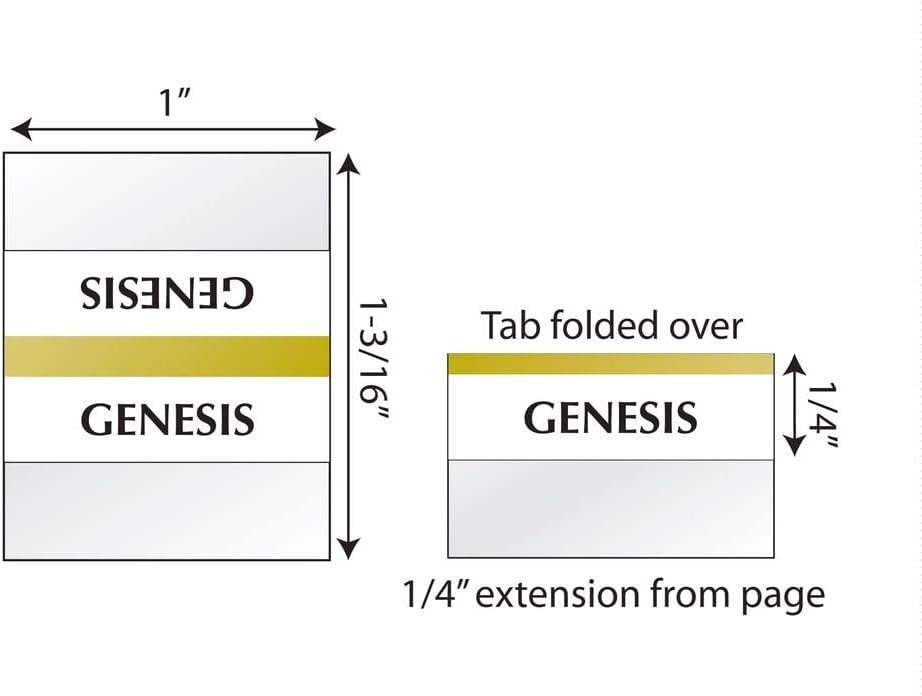 Tabbies Catholic Gold-Edged Bible Indexing Tabs