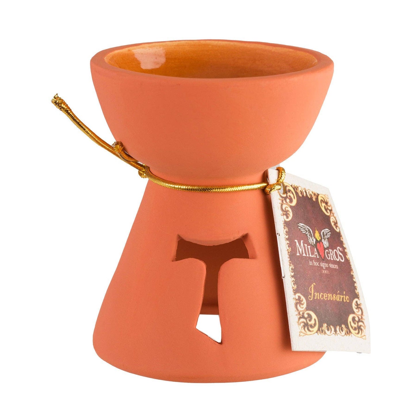 Ceramic Resin Incense Burner — 3.5 in — Various Styles