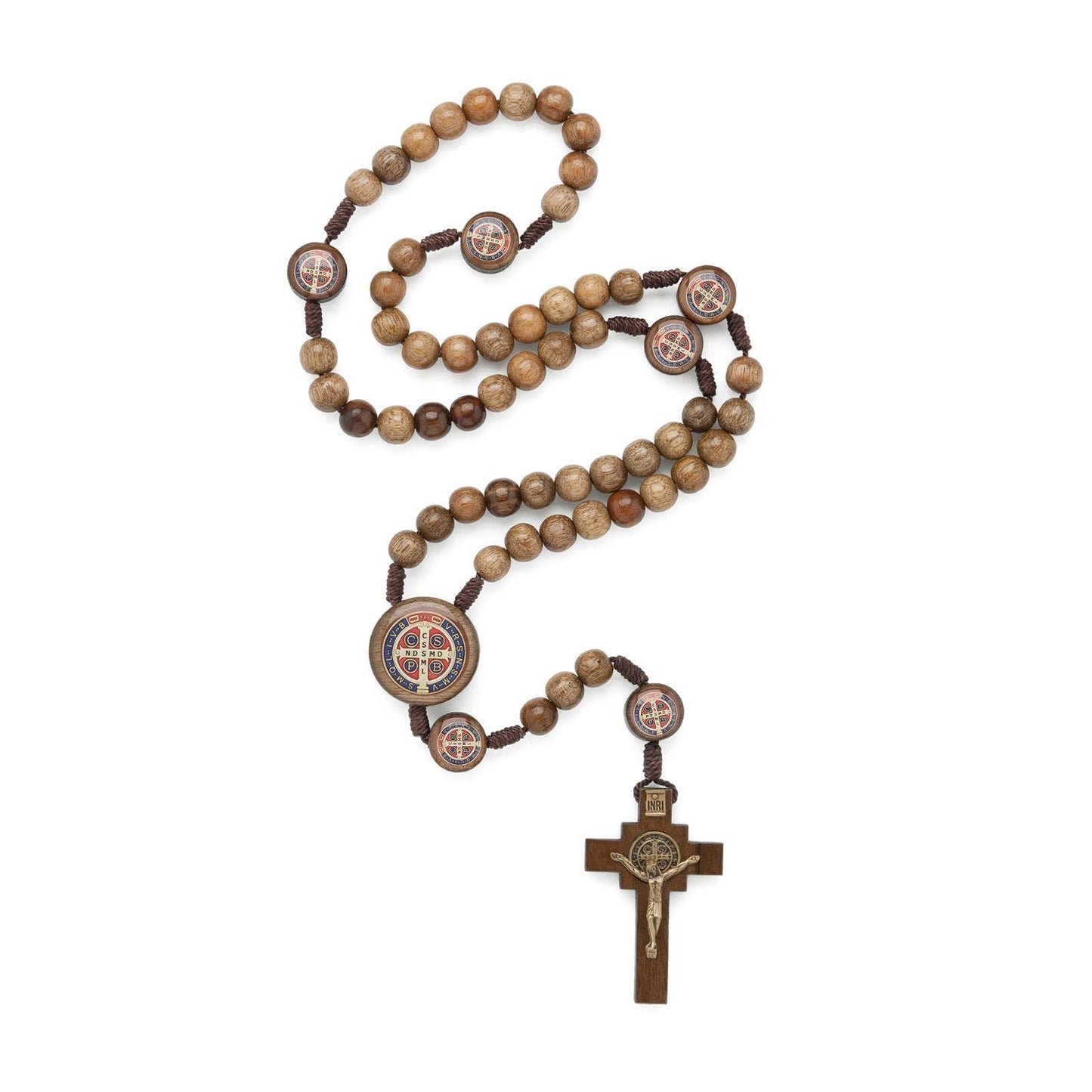 St. Benedict Wooden Rosary