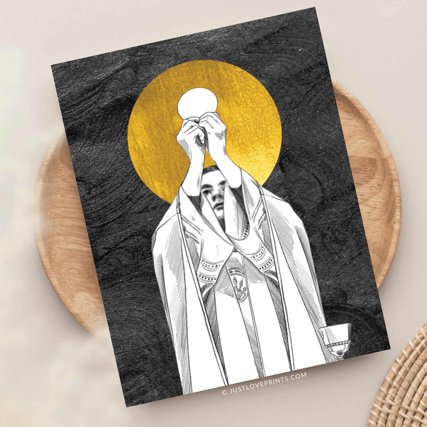 Catholic Priest Greeting Card