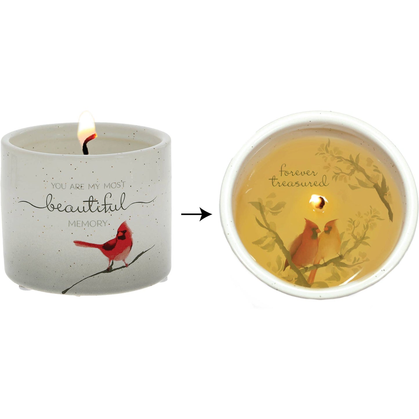 Beautiful Memory - 8 oz - 100% Soy Wax Reveal Candle
