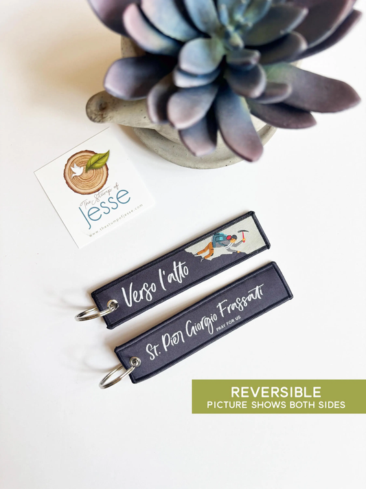 Pier Giorgio Frassati Woven Keychain