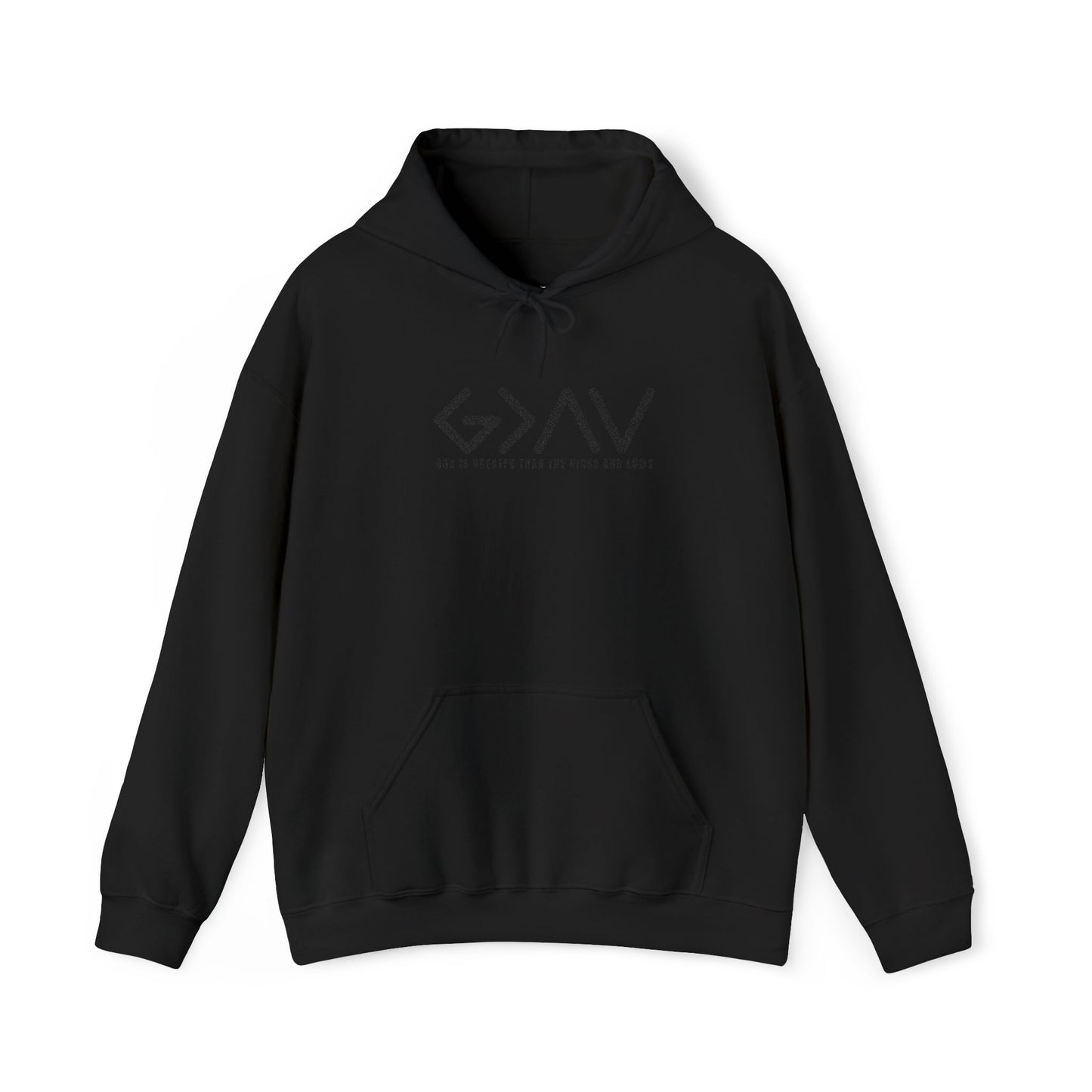 GDAV Minimal Logo Hoodie — Distressed Graphic Pullover