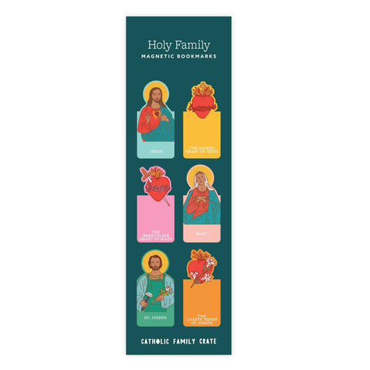 Holy Family Magnetic Bookmark, Catholic Bookmark,SacredHeart