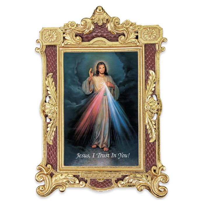 6x9 textured burgundy and gold frame