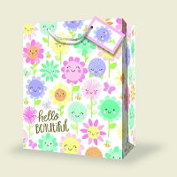 medium flowers gift bag
