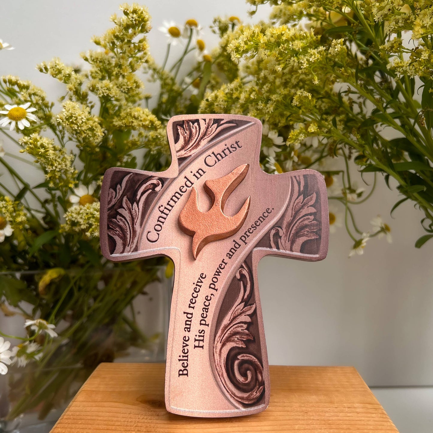 Dove Confirmation Cross
