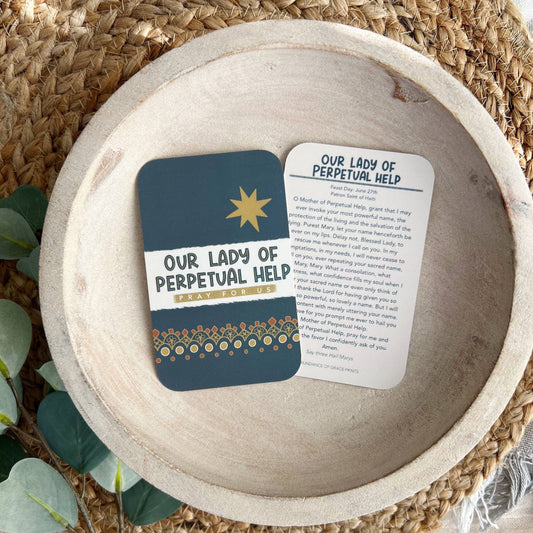 Our Lady of Perpetual Help Prayer Card