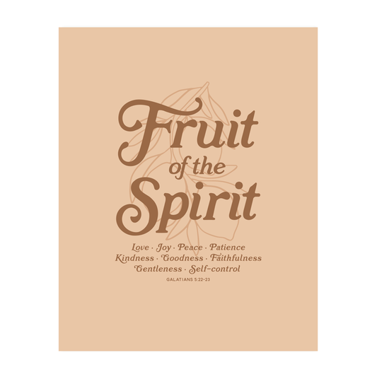 Fruit of the Spirit Art Print - Peach