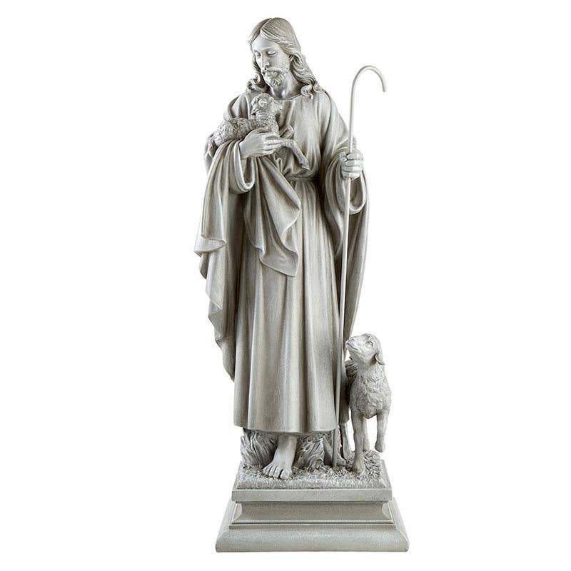 Jesus Good Shepherd Statue 28"