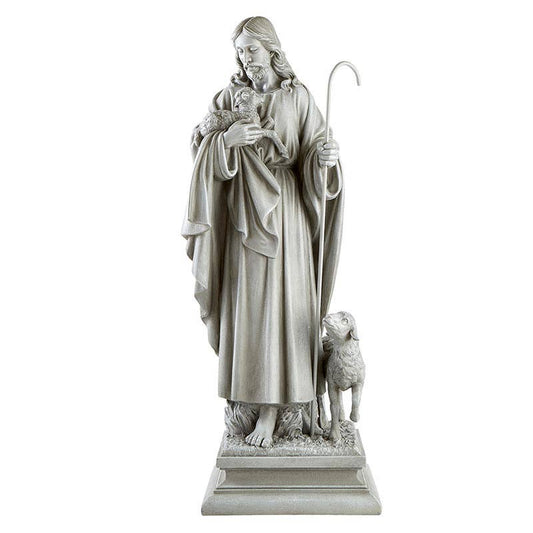 Jesus Good Shepherd Statue 28"