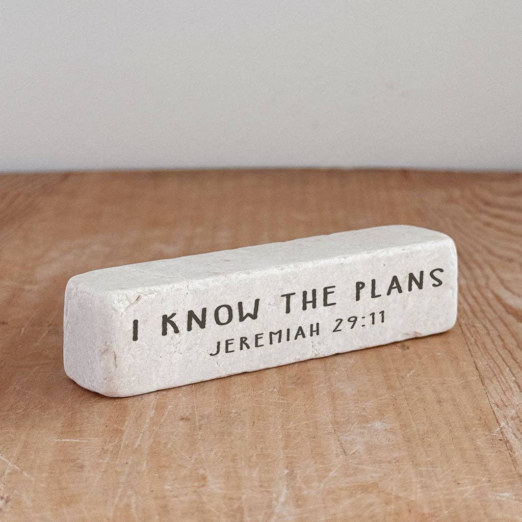 503 | Jeremiah 29:11 Stone Block