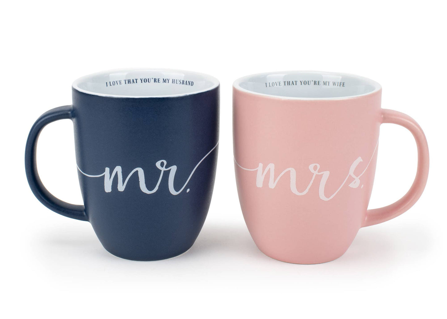 Ceramic Mugs Mr & Mrs - 2 pack