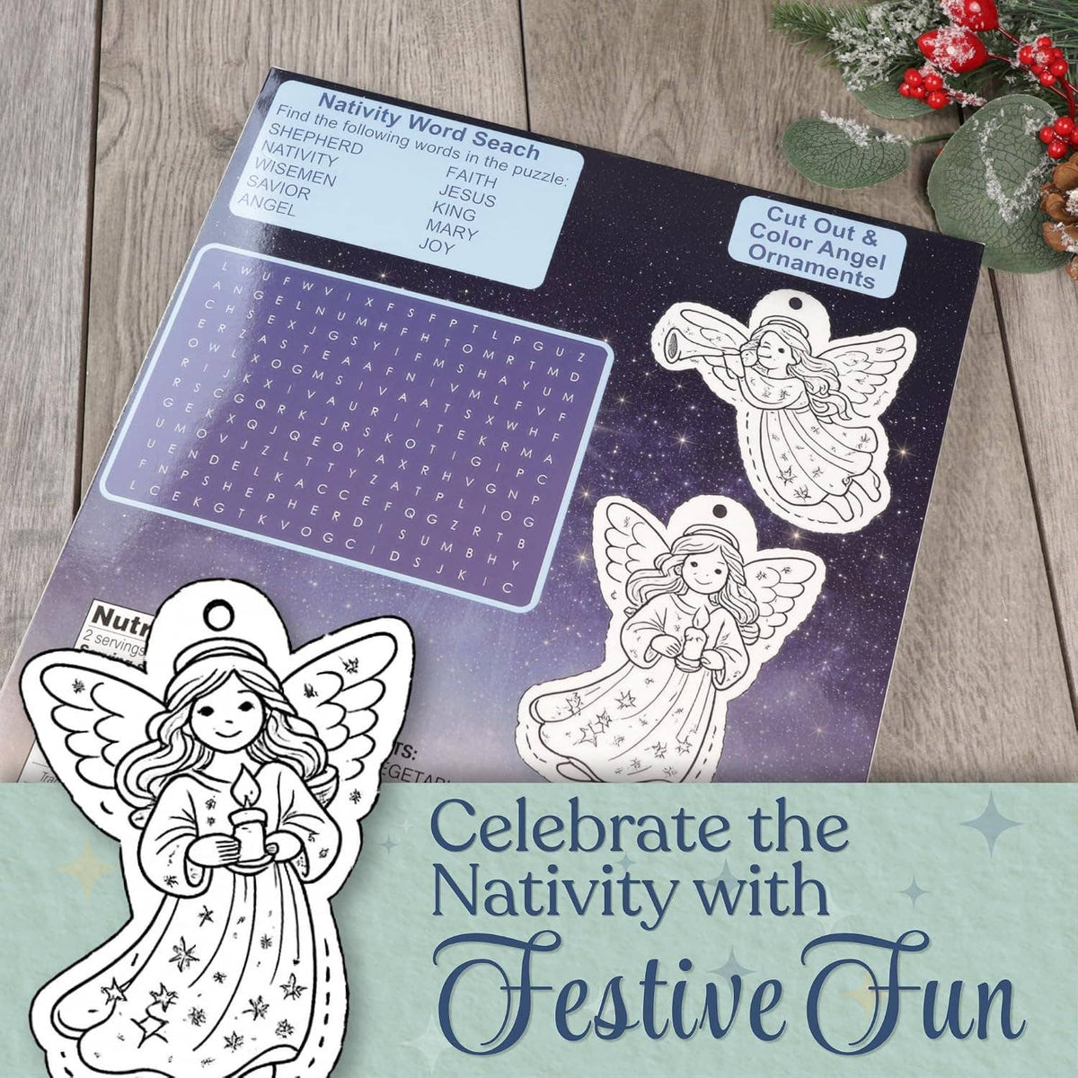 Nativity Chocolate Advent Calendar, 24 Days
