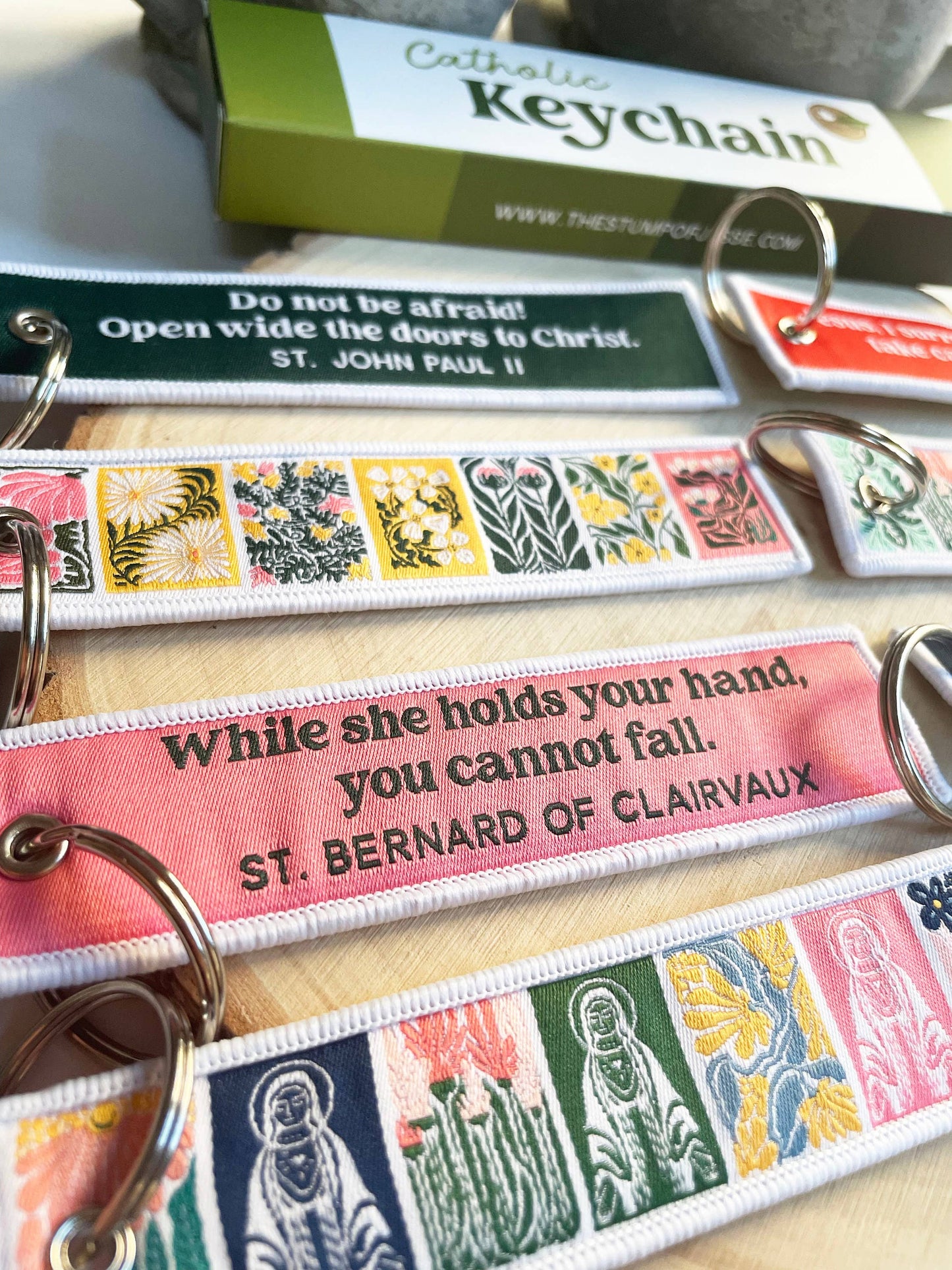 Saints Keychains & Bag Tags