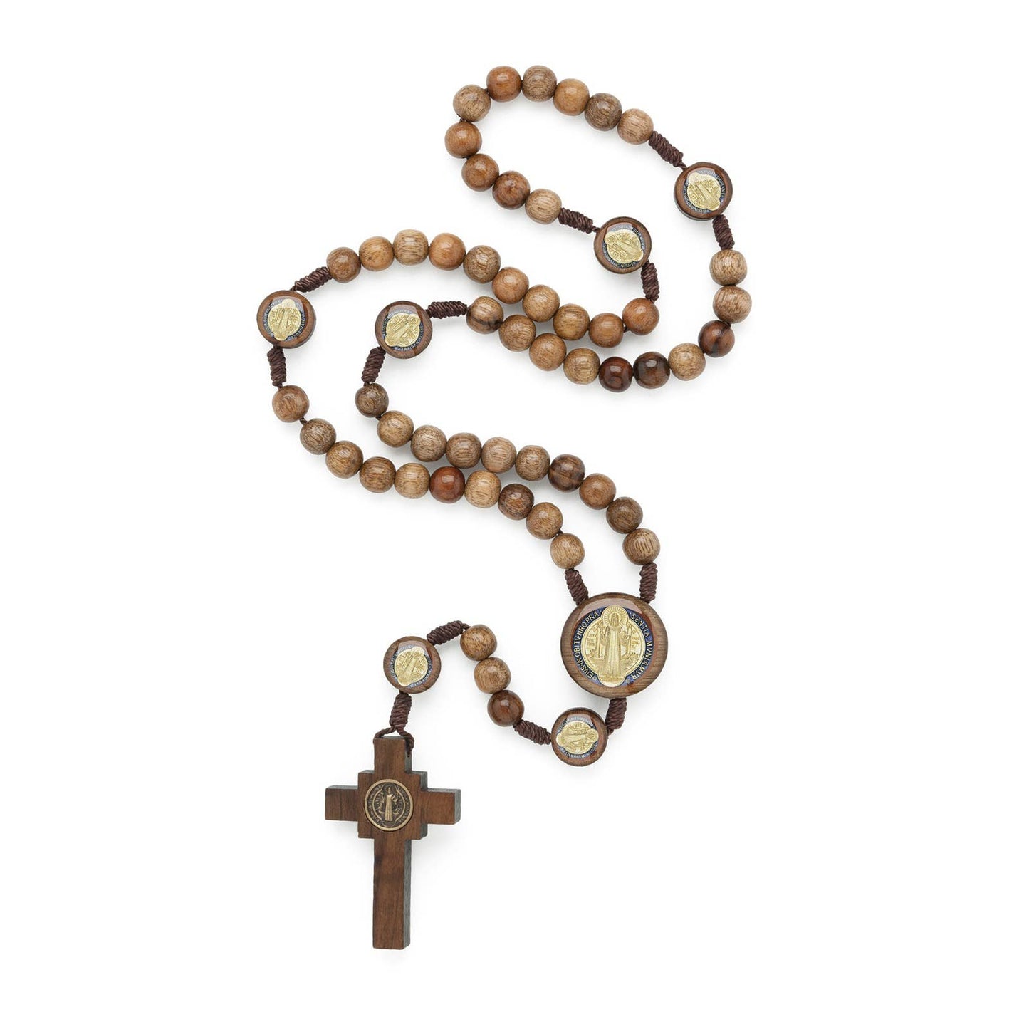 St. Benedict Wooden Rosary