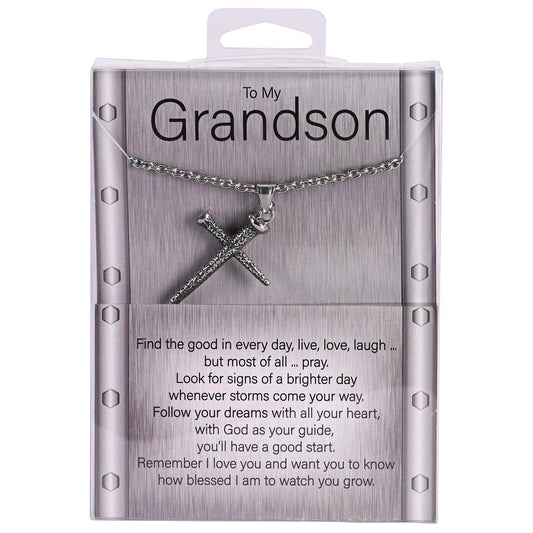 Necklace Grandson Nail Cross 24"