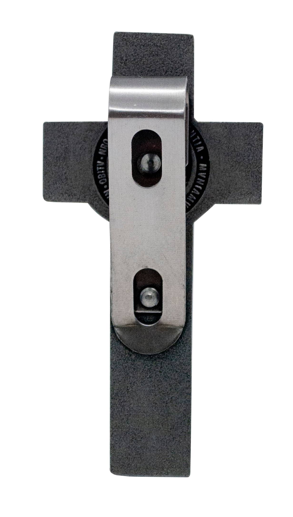 Black St. Benedict Visor Clip