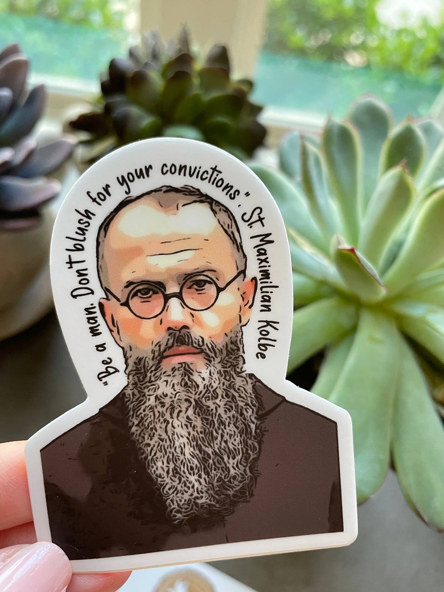 St. Maximilian Kolbe Catholic Sticker