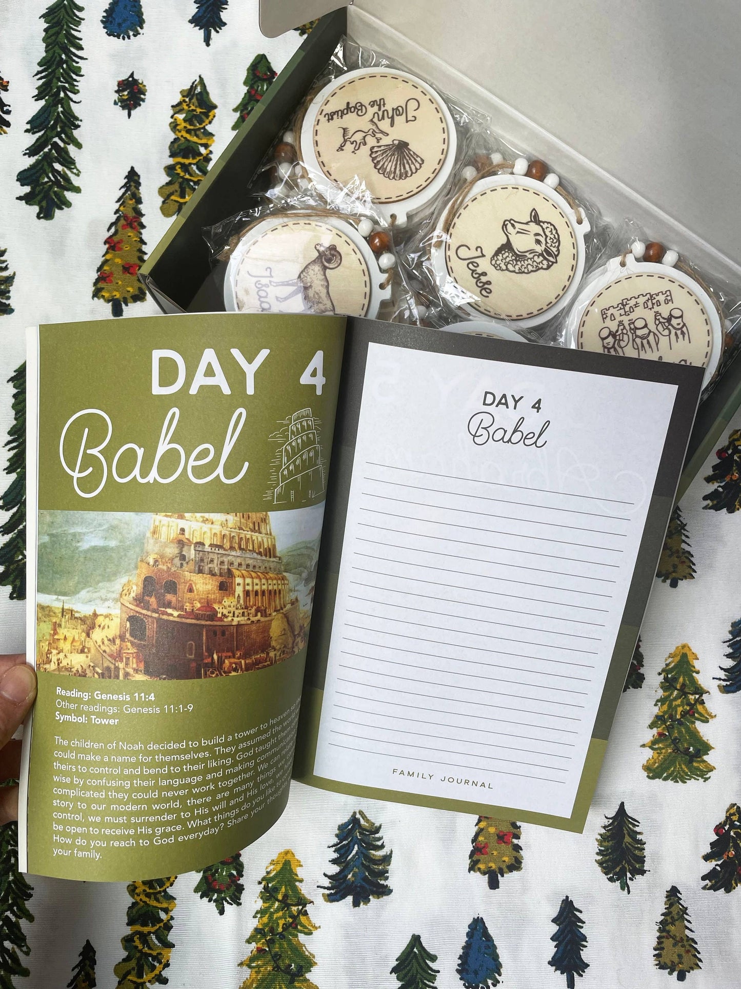 Jesse Tree Handmade Christmas Ornaments