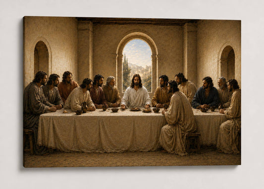 24x36" Last Supper Canvas Wall Art