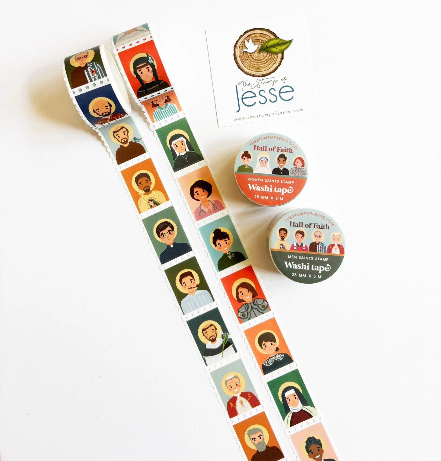 Hall of Faith Washi Tape - Men Saints