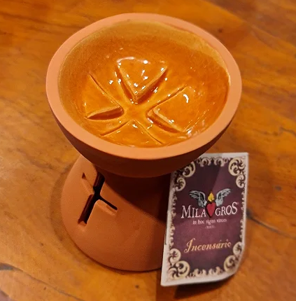 Ceramic Resin Incense Burner — 3.5 in — Various Styles