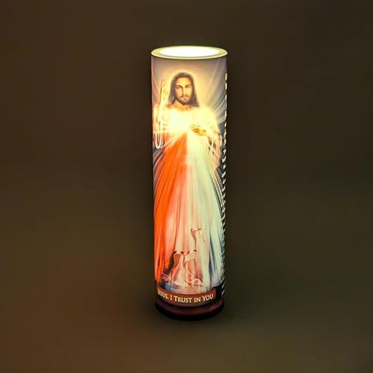 Flameless Candle Divine Mercy
