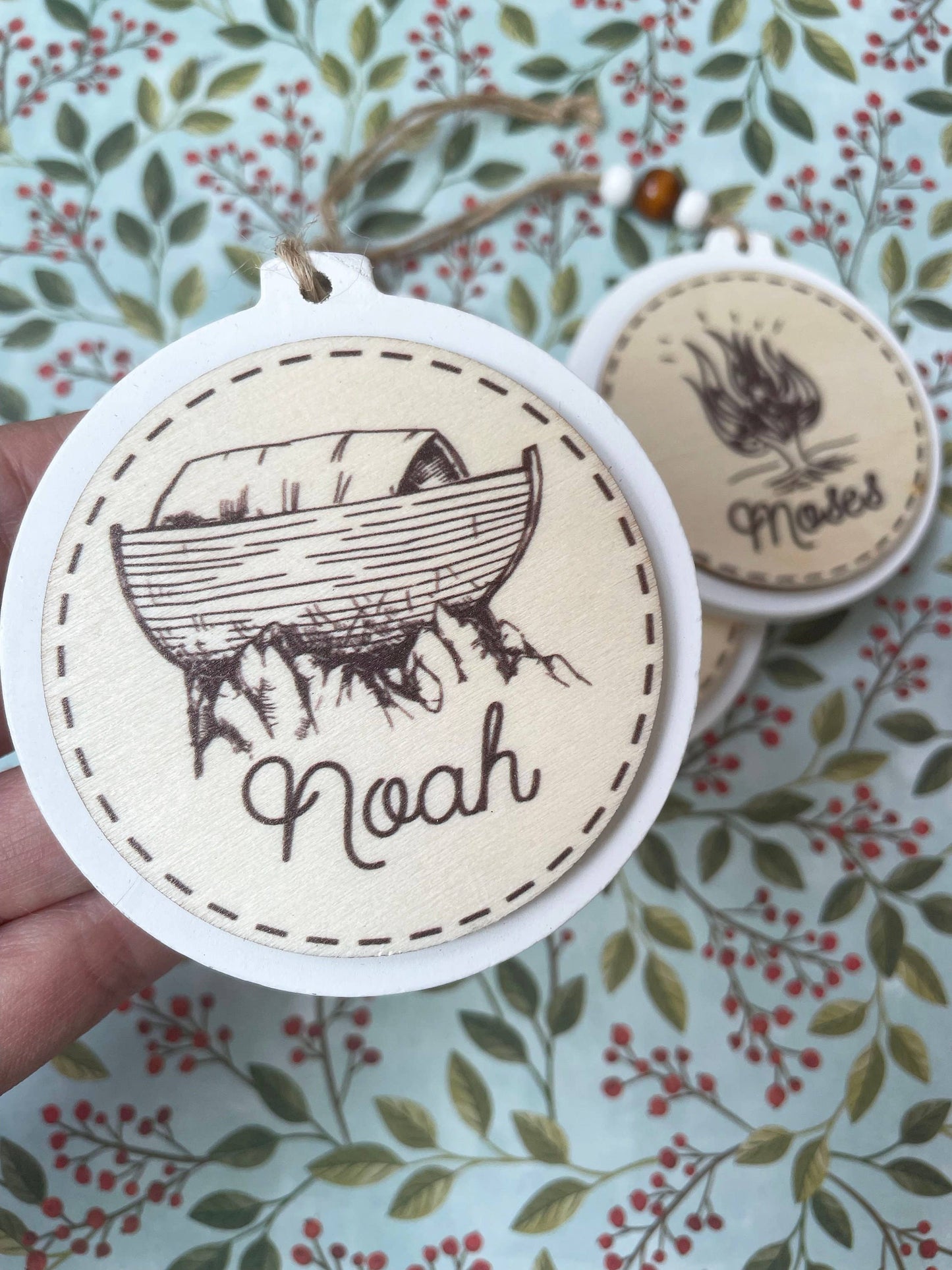 Jesse Tree Handmade Christmas Ornaments