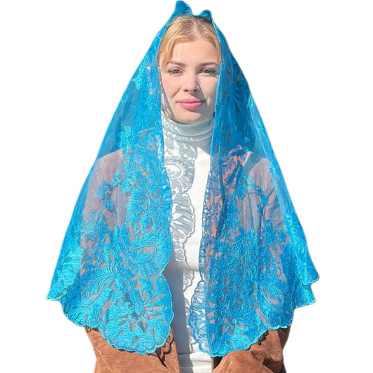 Veil ~ Way of The Cross - MADONNA BLUE