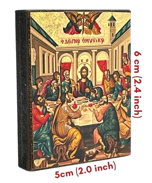 The Last Supper Silk Screen Icon Magnet