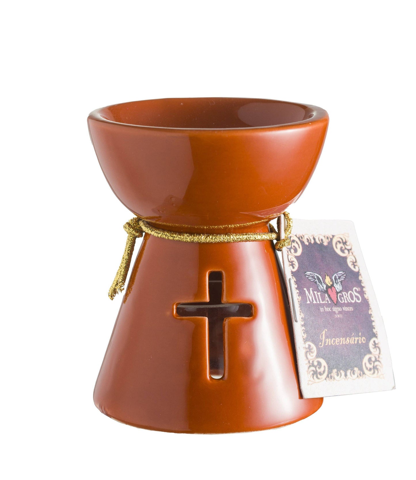 Ceramic Resin Incense Burner — 3.5 in — Various Styles