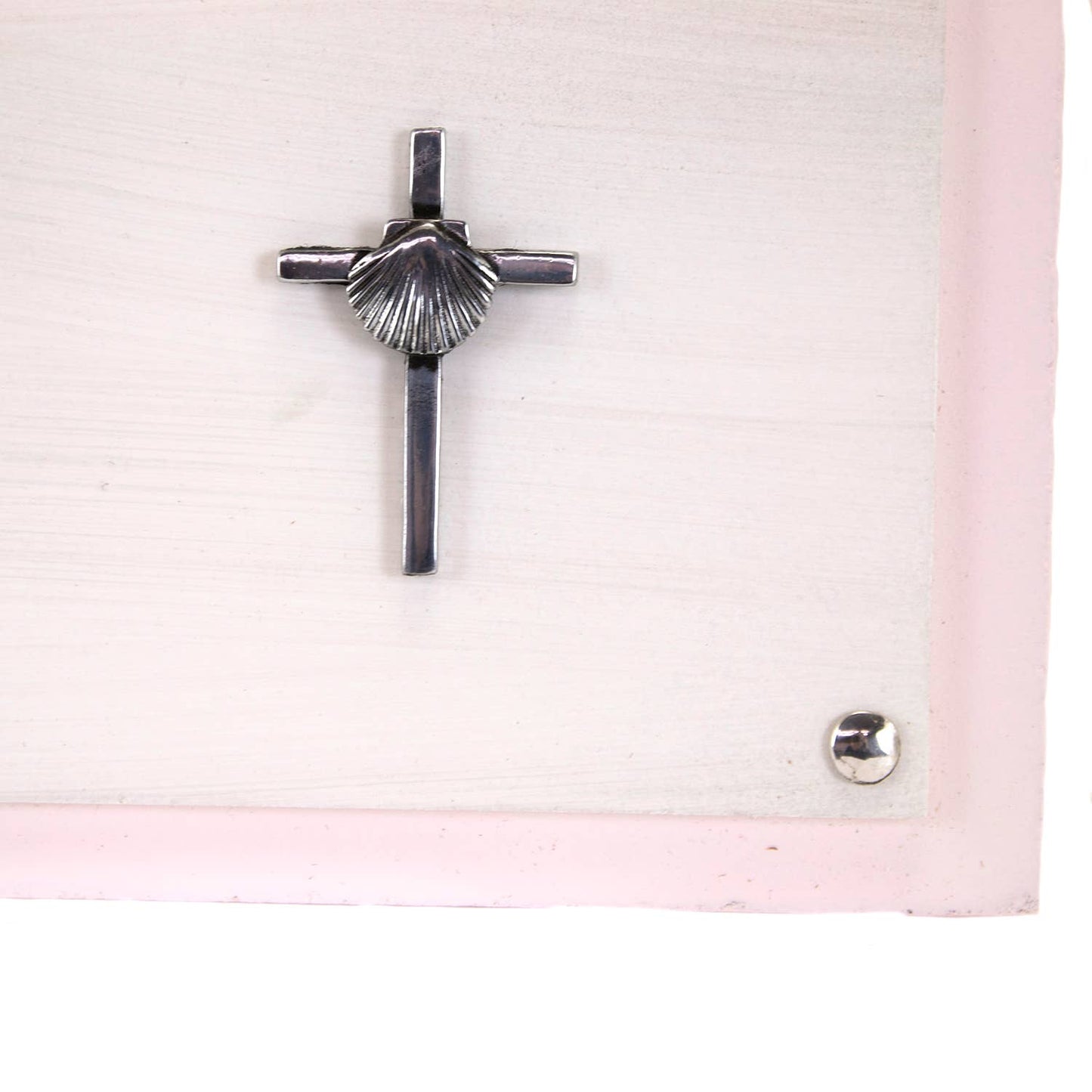 Pink Baptism Blessings Frame