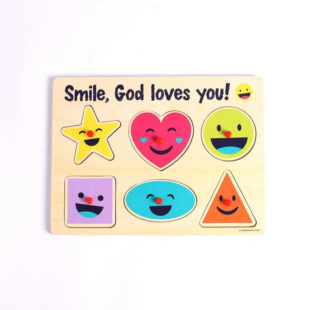 Wood Puzzle - Smile God Loves You