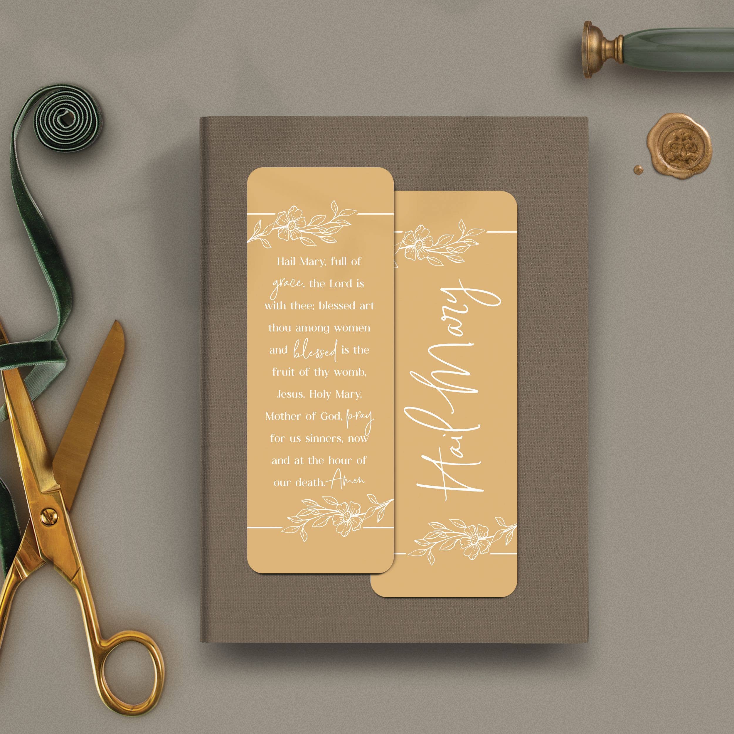 Hail Mary Bookmark – St. George