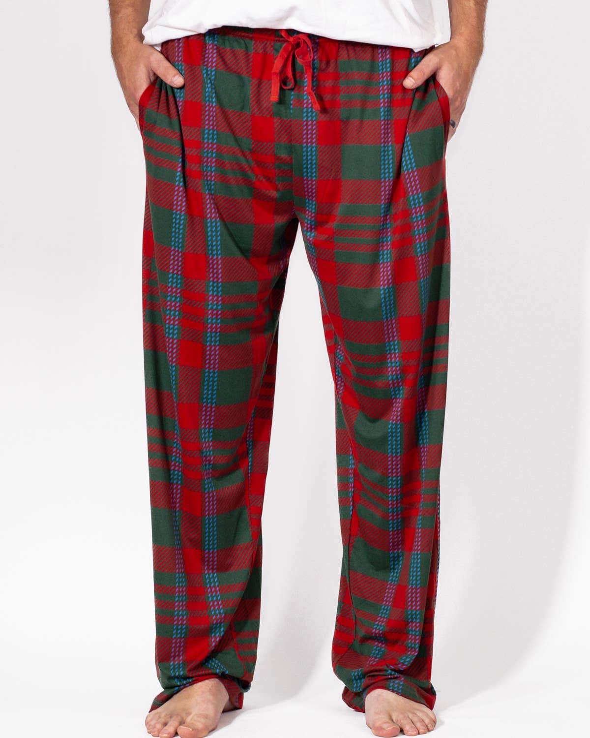 Men's Telluride Plaid Sleep Pants   Dark Green/Red/Blue   -Asst.