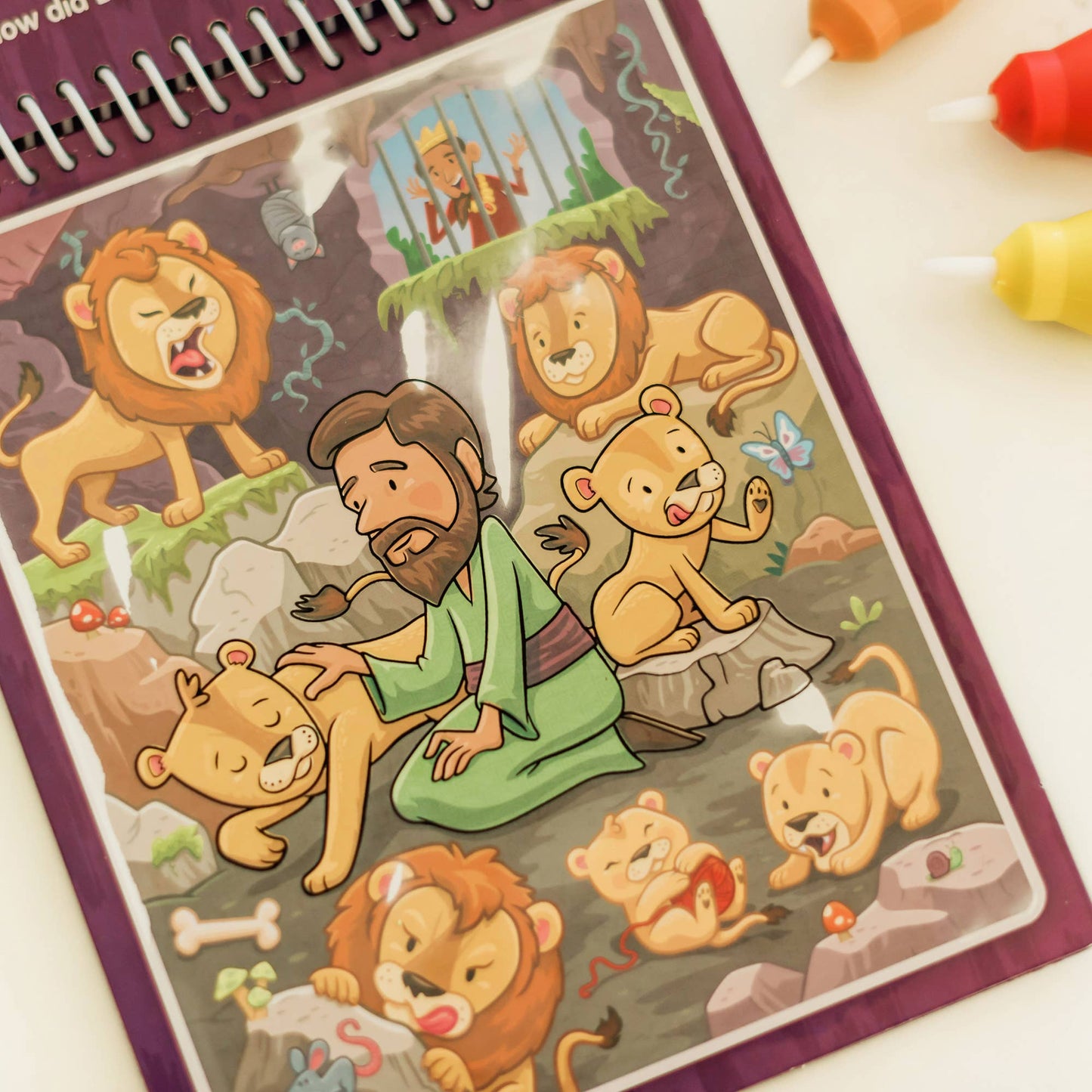 Old Testament #2 Aqua Brush Activity Book, Reusable Travel Activity